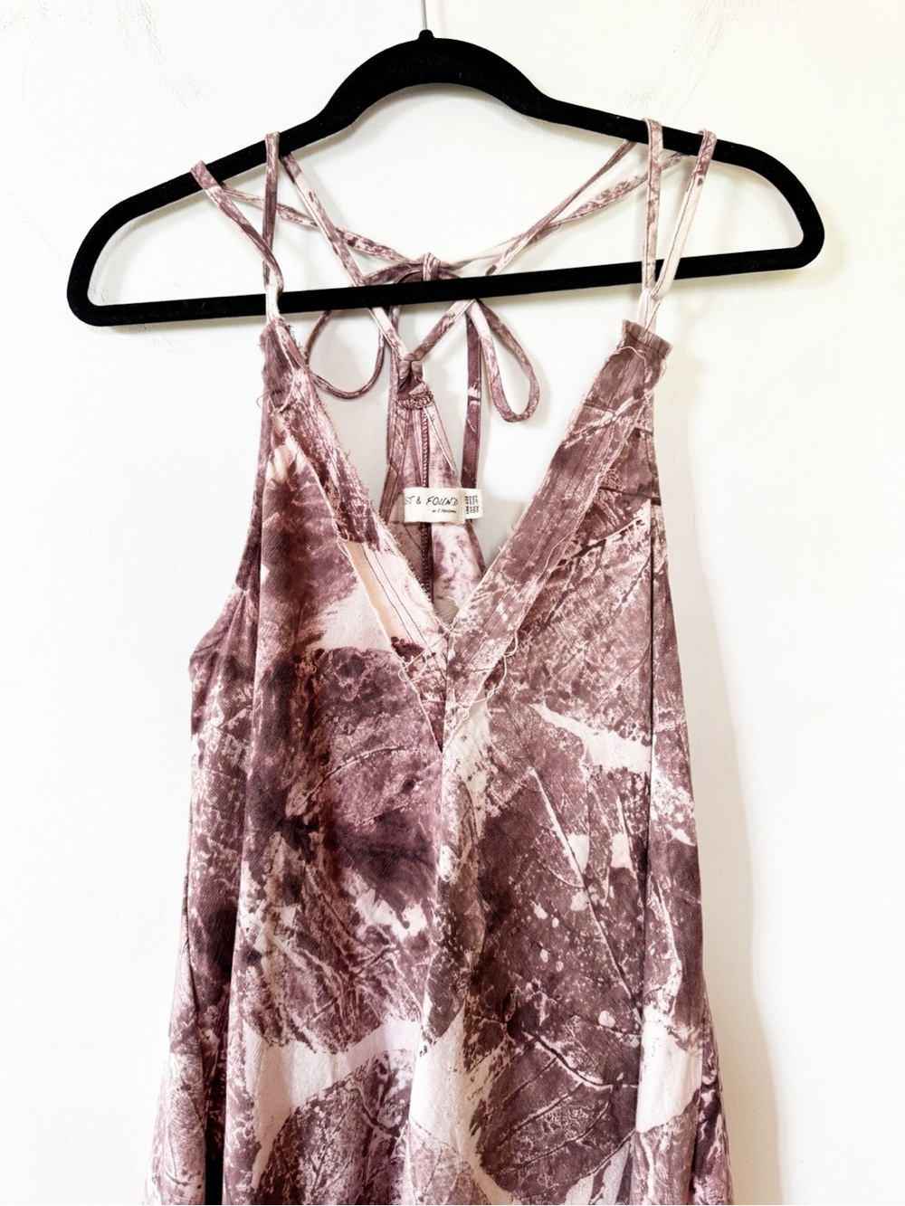 Lost & Found by J Friedman Maldives Pink Palm Leaf Cotton Beach Dress one Size - Picture 11 of 12